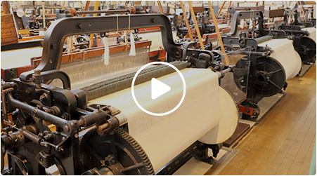 昭和初期の織物工場を再現